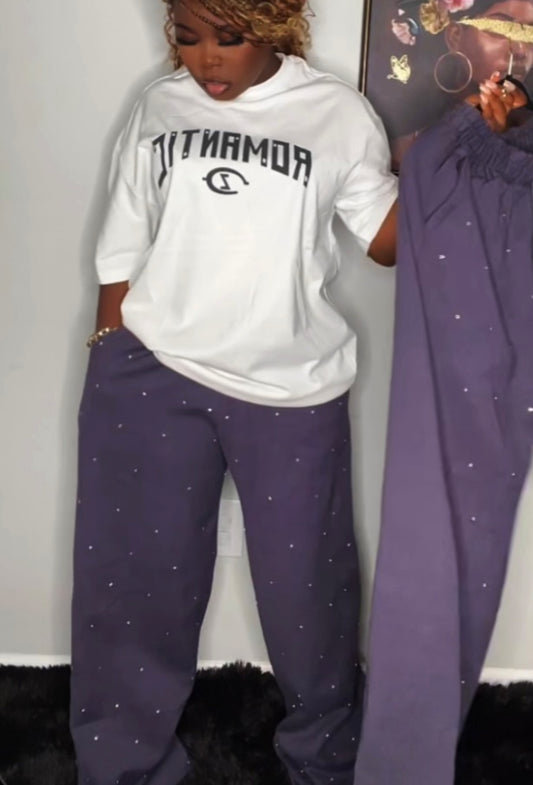 Dazzle Joggers Wide-Leg Joggers